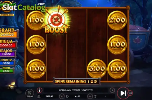 Οθόνη3. Sherwood Heist Hold & Win Κουλοχέρης