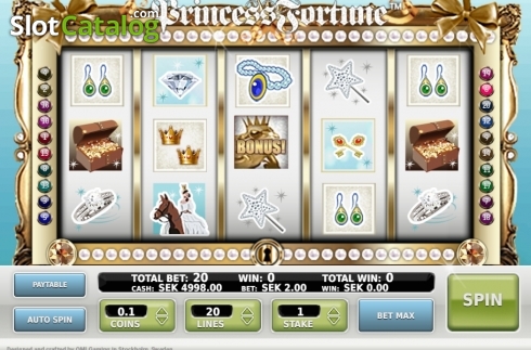 Οθόνη2. Princess Fortune Κουλοχέρης