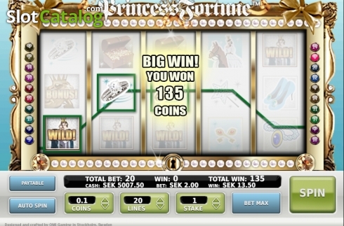 Οθόνη3. Princess Fortune Κουλοχέρης