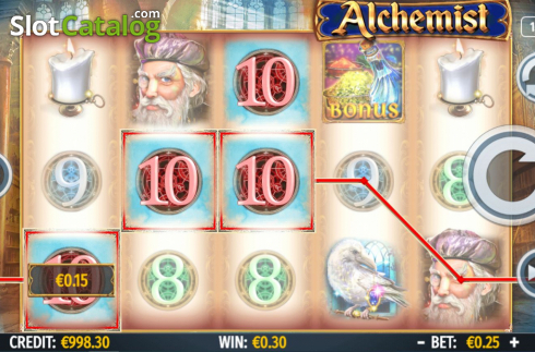 Οθόνη5. Alchemist (Octavian Gaming) Κουλοχέρης