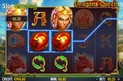 Οθόνη4. Dragons Queen Κουλοχέρης