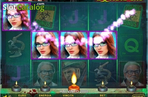 Οθόνη2. Zombie Lab Κουλοχέρης