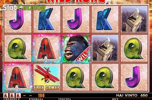 Οθόνη3. Wild Kong Κουλοχέρης