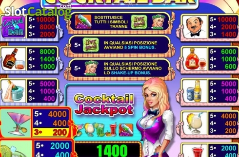 Οθόνη6. Cocktail Bar (Octavian Gaming) Κουλοχέρης
