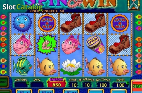 Οθόνη3. Spin & Win (Octavian Gaming) Κουλοχέρης