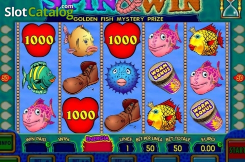 Οθόνη4. Spin & Win (Octavian Gaming) Κουλοχέρης