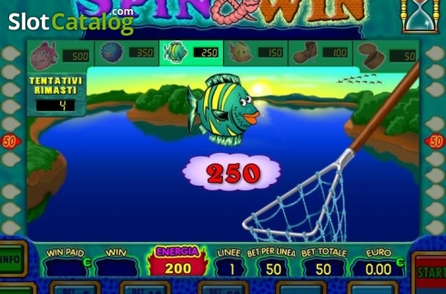 Οθόνη5. Spin & Win (Octavian Gaming) Κουλοχέρης
