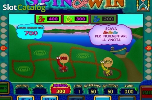 Οθόνη6. Spin & Win (Octavian Gaming) Κουλοχέρης