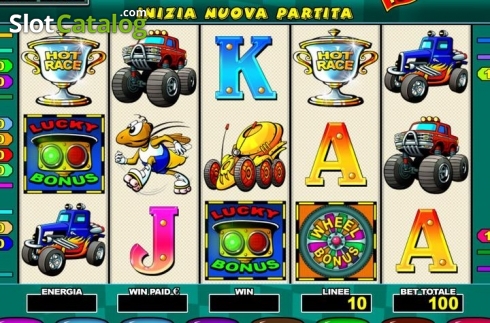Οθόνη2. Hot Race Κουλοχέρης