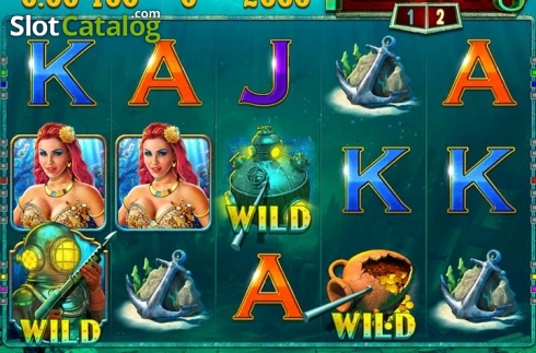 Οθόνη7. Atlantis (Octavian Gaming) Κουλοχέρης