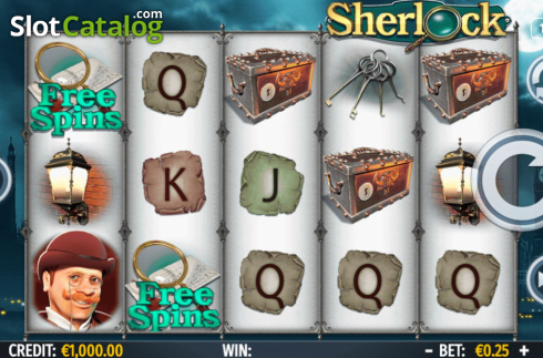 Οθόνη2. Sherlock (Octavian Gaming) Κουλοχέρης