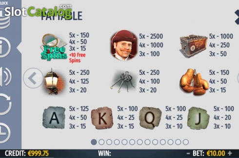 Οθόνη6. Sherlock (Octavian Gaming) Κουλοχέρης