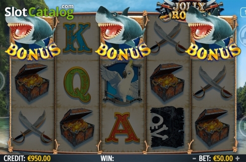 Οθόνη3. Jolly Roger (Octavian Gaming) Κουλοχέρης 