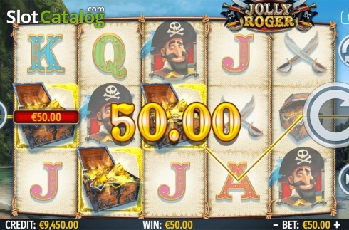 Οθόνη9. Jolly Roger (Octavian Gaming) Κουλοχέρης 