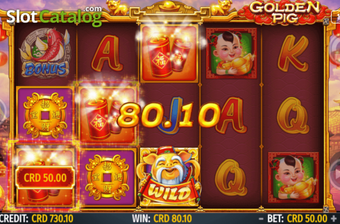Οθόνη3. Golden Pig (Octavian Gaming) Κουλοχέρης 
