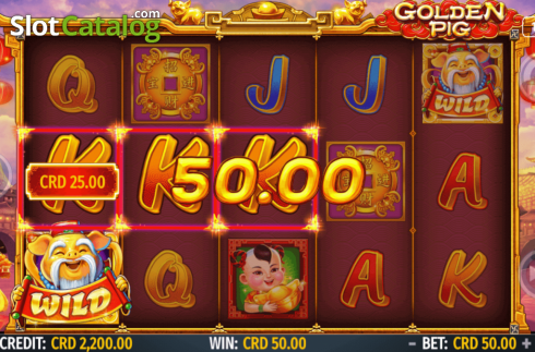 Οθόνη5. Golden Pig (Octavian Gaming) Κουλοχέρης 