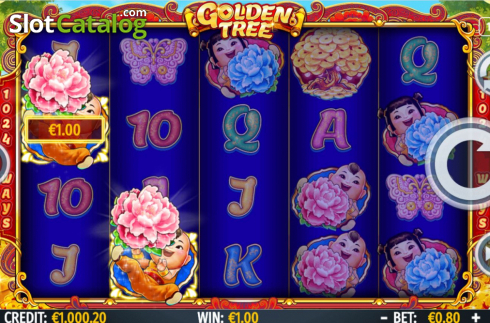 Οθόνη3. Golden Tree (Octavian Gaming) Κουλοχέρης 