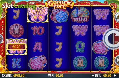 Οθόνη4. Golden Tree (Octavian Gaming) Κουλοχέρης 