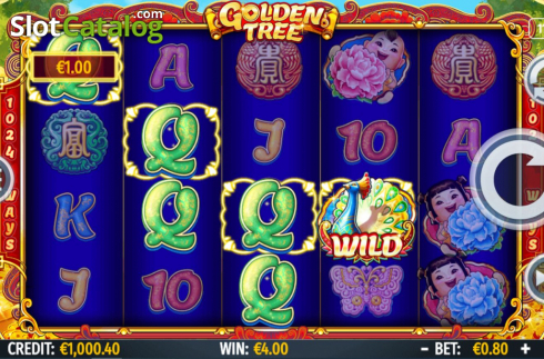 Οθόνη5. Golden Tree (Octavian Gaming) Κουλοχέρης 