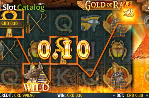 Οθόνη3. Gold of Ra (Octavian Gaming) Κουλοχέρης