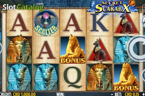 Οθόνη2. Secret Of Scarabx Κουλοχέρης