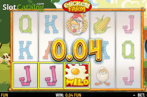 Οθόνη3. Chicken Farm (Octavian Gaming) Κουλοχέρης