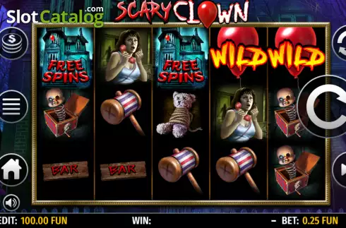 Οθόνη2. Scary Clown (Octavian Gaming) Κουλοχέρης