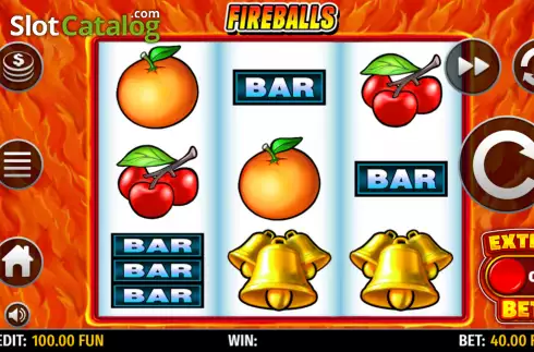 Οθόνη2. Fireballs Κουλοχέρης