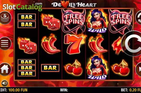 Οθόνη2. Devils Heart Κουλοχέρης