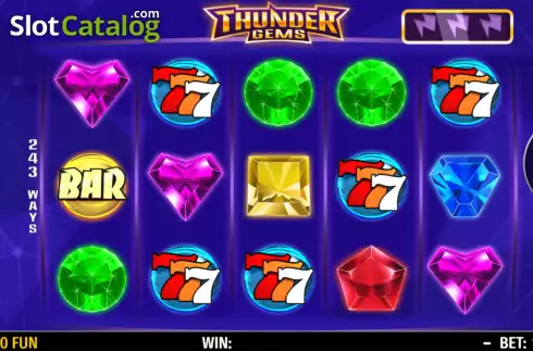 Οθόνη2. Thunder Gems Κουλοχέρης