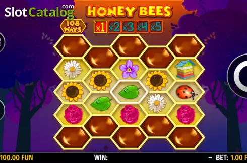 Οθόνη3. Honey Bees (Octavian Gaming) Κουλοχέρης