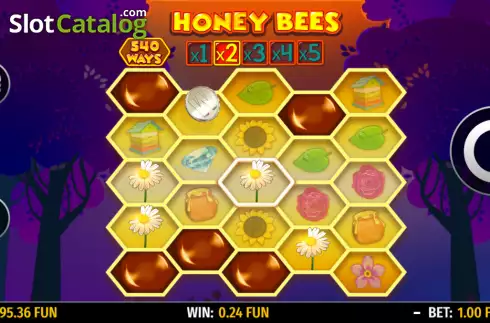 Οθόνη5. Honey Bees (Octavian Gaming) Κουλοχέρης