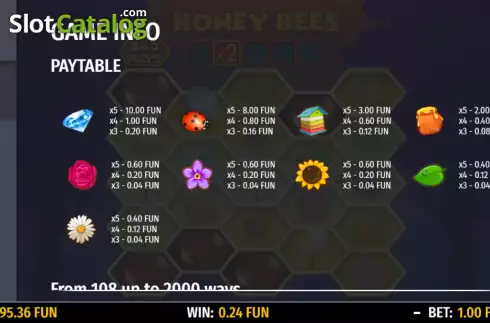 Οθόνη6. Honey Bees (Octavian Gaming) Κουλοχέρης