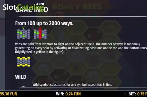 Οθόνη7. Honey Bees (Octavian Gaming) Κουλοχέρης