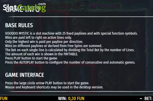Οθόνη9. Voodoo Mystic Κουλοχέρης 