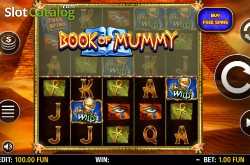 Οθόνη2. Book of Mummy (Octavian Gaming) Κουλοχέρης