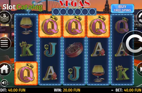 Οθόνη3. Vegas Mania Κουλοχέρης