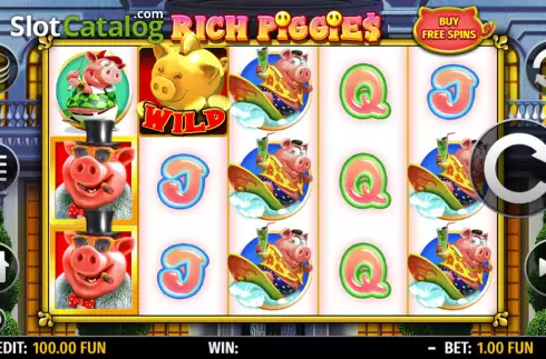 Οθόνη2. Rich Piggies Κουλοχέρης 