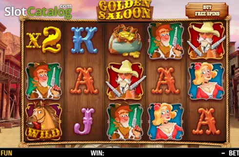 Οθόνη2. Golden Saloon Κουλοχέρης