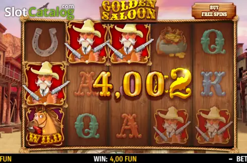 Οθόνη3. Golden Saloon Κουλοχέρης