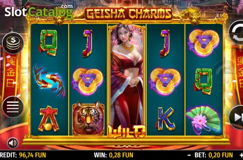 Οθόνη3. Geisha Charms Κουλοχέρης