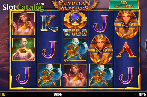Οθόνη2. Egyptian Monsters Κουλοχέρης 