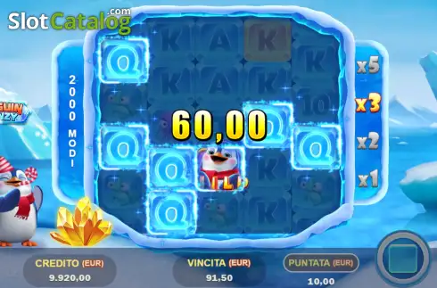 Οθόνη3. Penguin Frenzy Κουλοχέρης