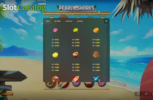 Οθόνη5. Pearly Shores Κουλοχέρης 