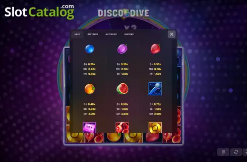 Οθόνη5. Disco Dive Κουλοχέρης
