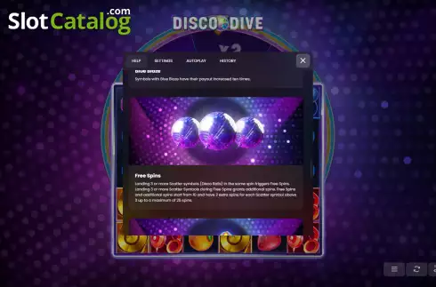 Οθόνη9. Disco Dive Κουλοχέρης