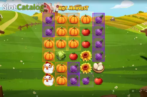 Οθόνη4. Hot Harvest Κουλοχέρης