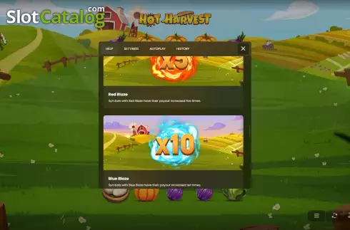Οθόνη9. Hot Harvest Κουλοχέρης