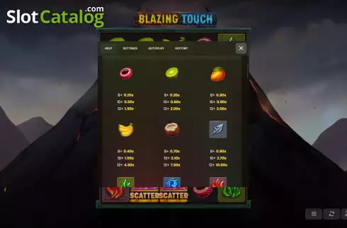 Οθόνη4. Blazing Touch Κουλοχέρης