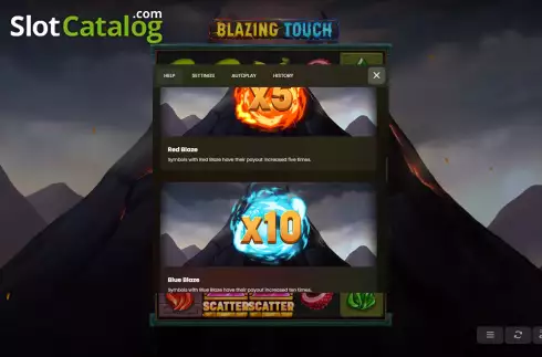 Οθόνη6. Blazing Touch Κουλοχέρης